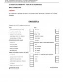 Se ha aplicado la siguiente encuesta a una muestra de 50 clientes de un Snack en la Ciudad de Arequipa.