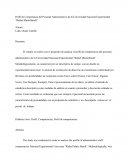 Perfil de Competencia del Personal Administrativo de la Universidad Nacional Experimental “Rafael María Baralt”