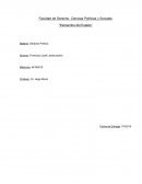 La estructura del Estado tiene elementos esenciales y elementos modales.