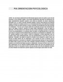 La gran Pia orientacio psicologica