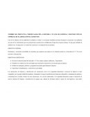 NOMBRE DEL PROYECTO: COMERCIALIZACIÓN, AUDITORIA Y PLANES DE LIMPIEZA Y DESINFECCIÓN DE EMPRESAS DE ELABORACIÓN DE ALIMENTOS