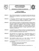 Ensayo sobre Estas normas de seguridad son de observancia general para todos los alumnos, personal académico y administrativo que labore en la Facultad de Química.