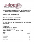 Administración de materiales