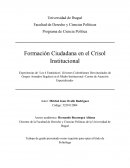 Experiencias de ‘Los 4 Fantásticos’ (Jóvenes Colombianos Desvinculados de Grupos Armados Ilegales) en el Medio Institucional -Centro de Atención Especializada-