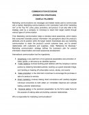 Communication desicions