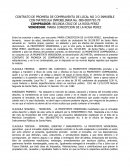 CONTRATO DE PROMESA DE COMPRAVENTA DE LOCAL NO 3 O INMUEBLE CON MATRICULA INMOBILIARIA No. 080-0007792-79