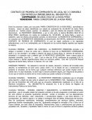 CONTRATO DE PROMESA DE COMPRAVENTA DE LOCAL NO 3 O INMUEBLE CON MATRICULA INMOBILIARIA No. 080-0007792-79