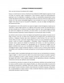 Porque tenemos religiones? - Texto Argumentativo