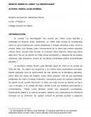 ENSAYO SOBRE EL LIBRO “LA AMORTAJADA”