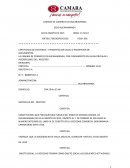 CERTIFICADO DE EXISTENCIA Y PRESENTACION LEGAL O INSCRIPCION DE DOCUMENTOS