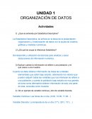 ¿Qué se entiende por Estadística Descriptiva?