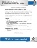 Actividad - Planificación del sistema de gestión de la calidad