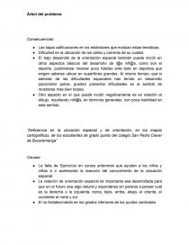 Proyecto de especializacion Árbol del problema. Página 1
