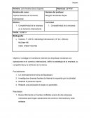 Competitividad de la empresa en el comercio internacional