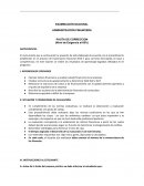 Administración financiera. Pauta de correccion