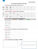 Matematica Identifica el patrón y completa los números que siguen.