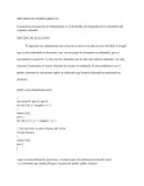 METODOS DE ORDENAMIENTO