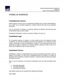 Análisis de factibilidad Factibilidad Económica