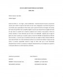 Acta de Constitucion fondo de caja menor