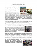 LA DELINCUENCIA EN EL PERU