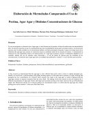 Como se da la Elaboración de Mermeladas Comparando el Uso de Pectina, Agar Agar y Distintas Concentraciones de Glucosa