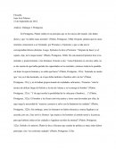 Análisis diálogo de Protágoras