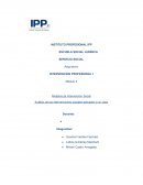 Análisis de las intervenciones sociales aplicados a un caso