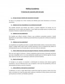 Política Económica El sistema de economía del mercado