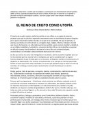 El reino de Cristo como utopía.