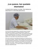 Articulo periodístico de los quesos