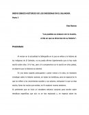 BREVE ESBOZO HISTORICO DE LOS INDIGENAS EN EL SALVADOR