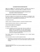 Objetivos de la investigacion. ¿Qué es un objetivo?