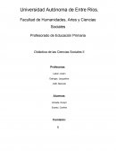 Profesorado de Educación Primaria Didáctica de las Ciencias Sociales II