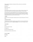 Trabajo experimental realizado en el laboratorio de física y química de la universidad libre seccional Pereira