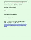 Un planeta habitable