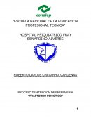 PROCESO DE ATENCION DE ENFERMERIA “TRASTORNO PSICOTICO”