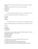 Biologia INSTRUCCIONES: De las siguientes preguntas selecciona la respuesta correcta. En hoja de respuestas