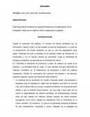 RESUMEN CICLO DE VIDA DE LA MANGUERA