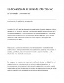 Codificación de la señal de información
