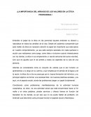 La importancia de los valores en la ética profesional