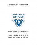 Ensayo de sistema justo a tiempo.