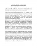 Educacion en el Siglo 18
