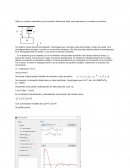 Sistema masa resorte amortiguador. Utilice un modelo matemático de la ecuación diferencial dada, para aplicarse en un sistema mecánico