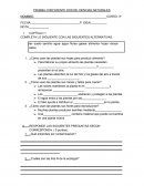 Prueba de ciencias naturales