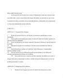 Reglamento escolar capitulos