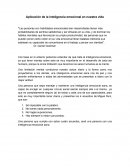 Aplicación de la inteligencia emocional en nuestra vida