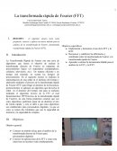 Transformada rapida de fourier