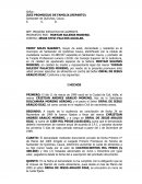 Demanda ejecutiva de alimentos