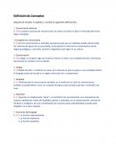 Definición de Conceptos