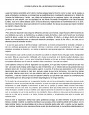 CONSECUENCIA DE LA SEPARACION FAMILIAR